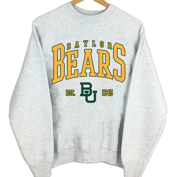 Baylor University Shirt Baylor Bears NCAA Sweatshirt Sweater Retro - Picture 1 of 2